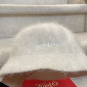 bebe angora bucket hat